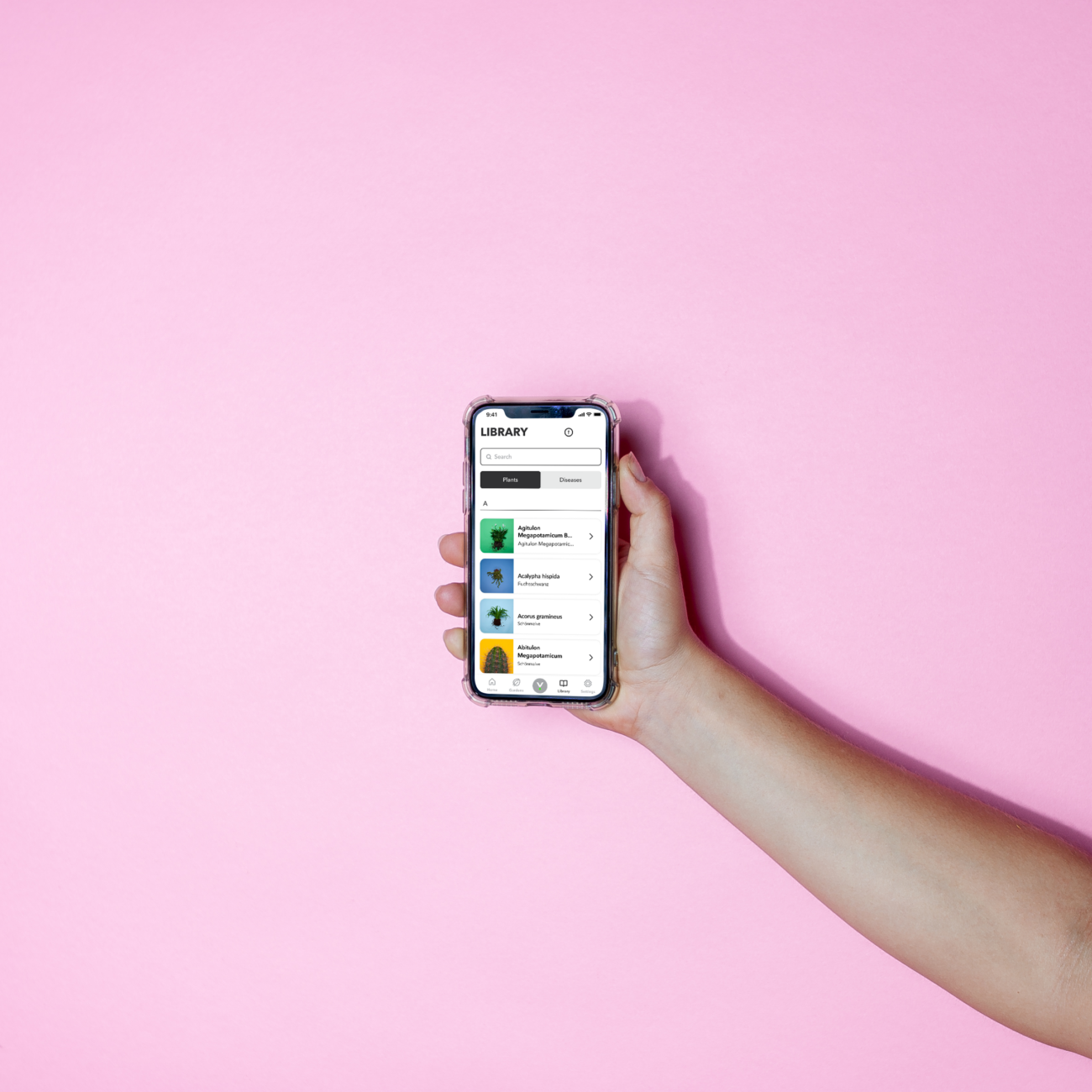 Schädlingsbekämpfung-Schildläuse-Plastiktüte